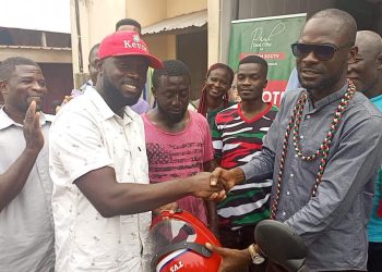 Akuapem South NDC: Paul Osae Offei donates motor bikes, others to resource party