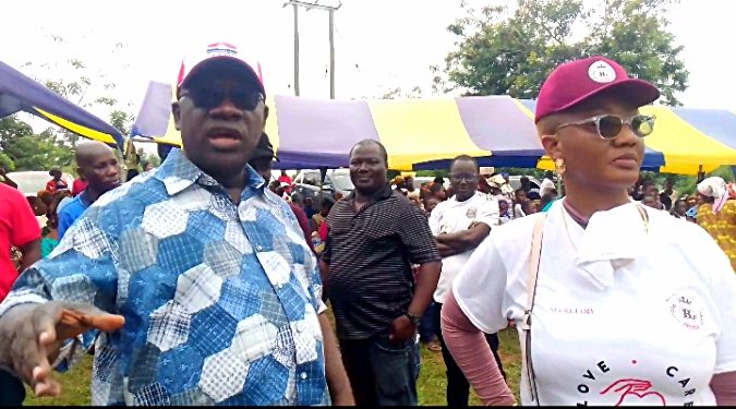 OB Amoah, Big Girls Executive Club donates to Oboadaka Community in Akuapem South